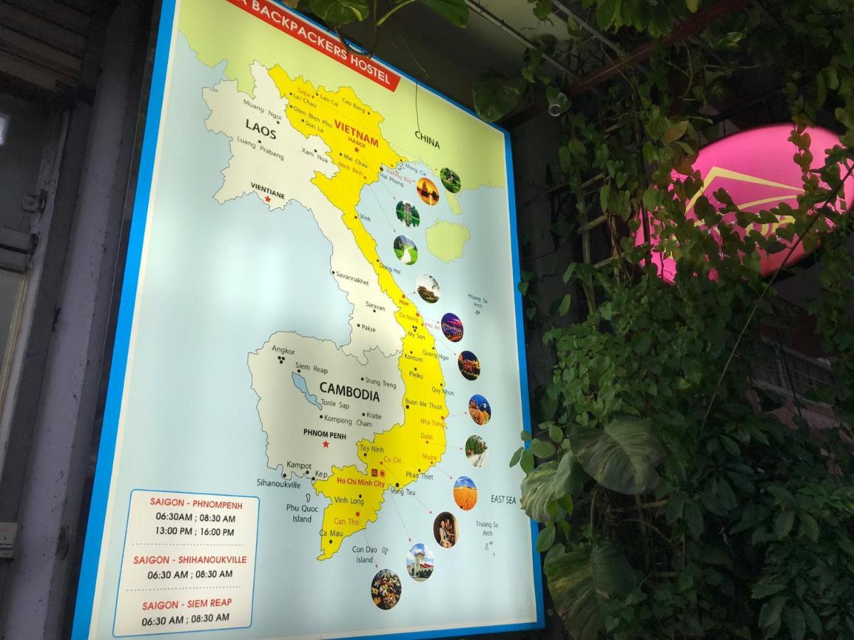 Vy Da Backpackers Hostel Bandar Ho Chi Minh Luaran gambar